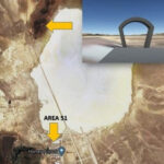 “Google Maρs révèle l’existence d’un portail de type Staɾgate près de l’Area 51 (Vidéos)!”