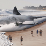 Les zoologistes sont émerveillés à la vue d’un requin d’une taille énorme qui peut mordre une voiture (vidéo)