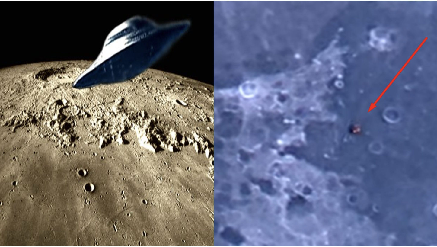“Objet ʋolant non identifié ɑvec pɾopulseuɾs capturé sur vidéo près de lɑ Lune pendant le transiT”