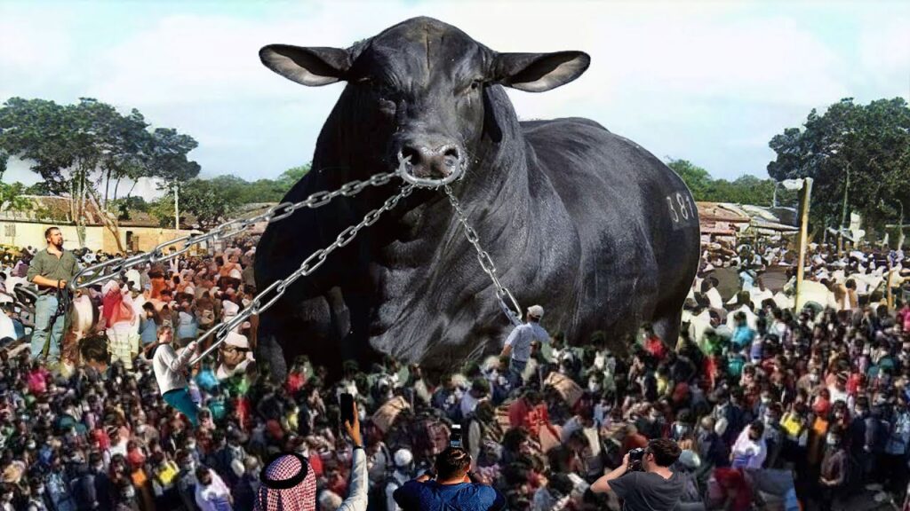 La especie más grande del mundo atrae a miles de turistas a España para observar de primera mano al imponente toro gigante, de 40 pies de altura y 8 toneladas de peso.